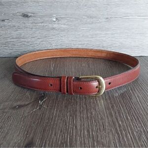 John Henry Brown Oil Tanned Cowhide Belt Size 32
